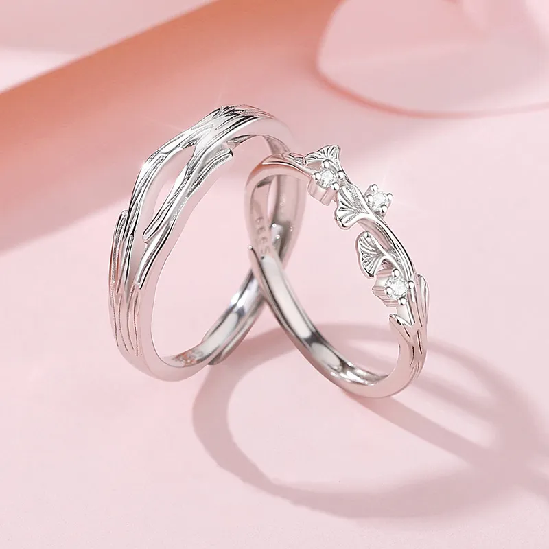 Modern Miracle Sterling Silver Rings Unisex-5