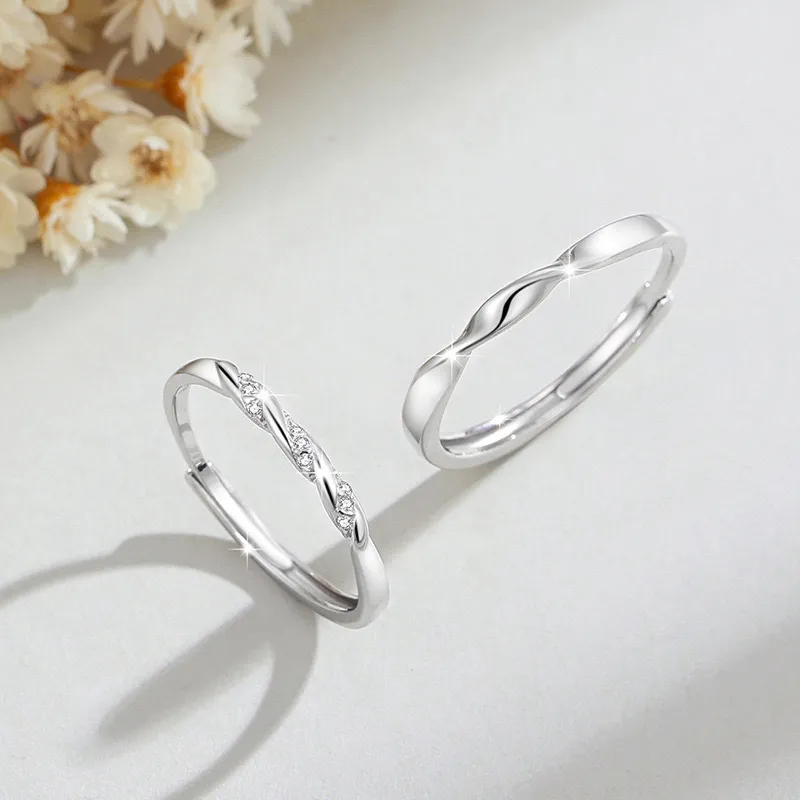 Modern Miracle Sterling Silver Rings Unisex-4