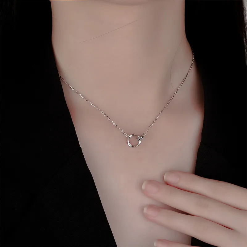 Modern Miracle Sterling Silver S999 Necklaces Unisex-1