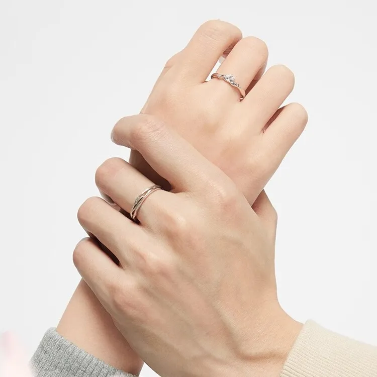 Modern Miracle Sterling Silver Rings Unisex-8