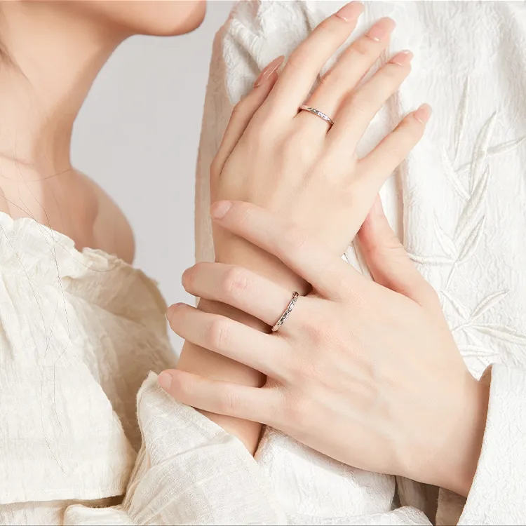 Modern Miracle S999 Fine Silver Rings Unisex-2