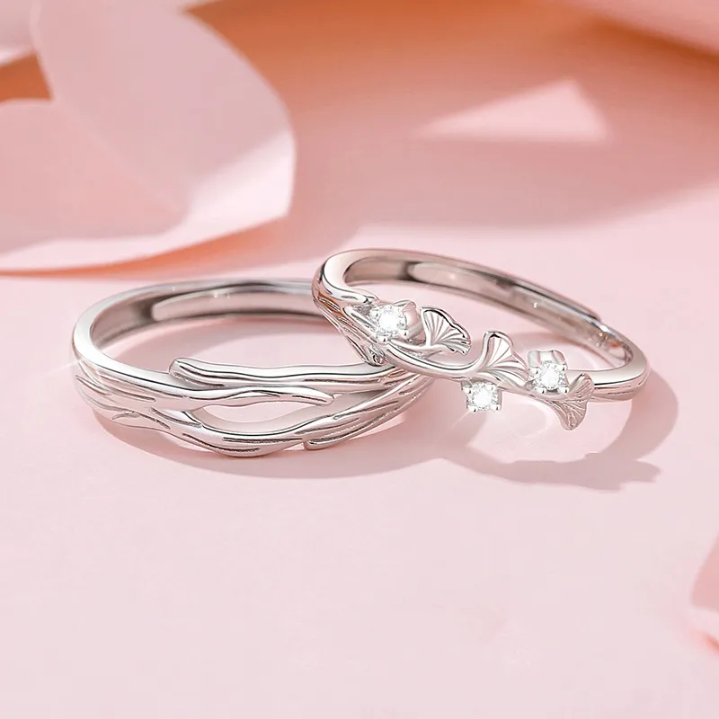 Modern Miracle Sterling Silver Rings Unisex-4