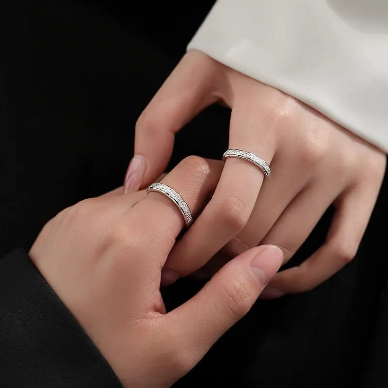Modern Miracle 999 Fine Silver Rings Unisex Long-Distance Couples Can Receive Their Items Separately.-2