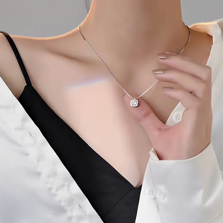 Modern Miracle S999 Fine Silver Necklaces Unisex-3