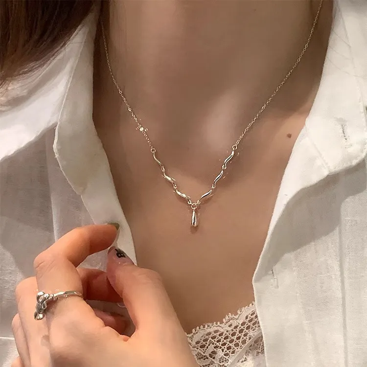 Modern Miracle S925 Silver Necklaces Unisex-3