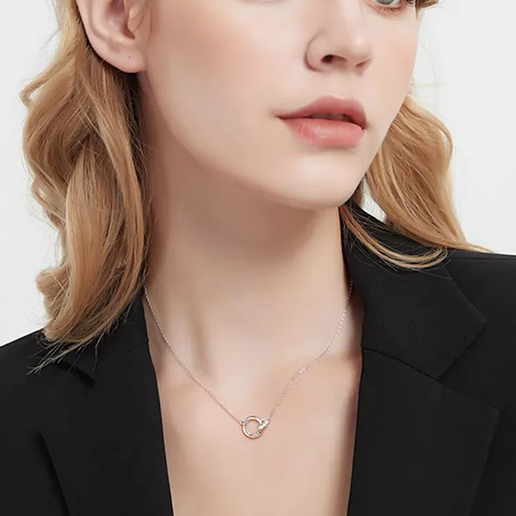 Modern Miracle Sterling Silver S999 Necklaces Unisex-1
