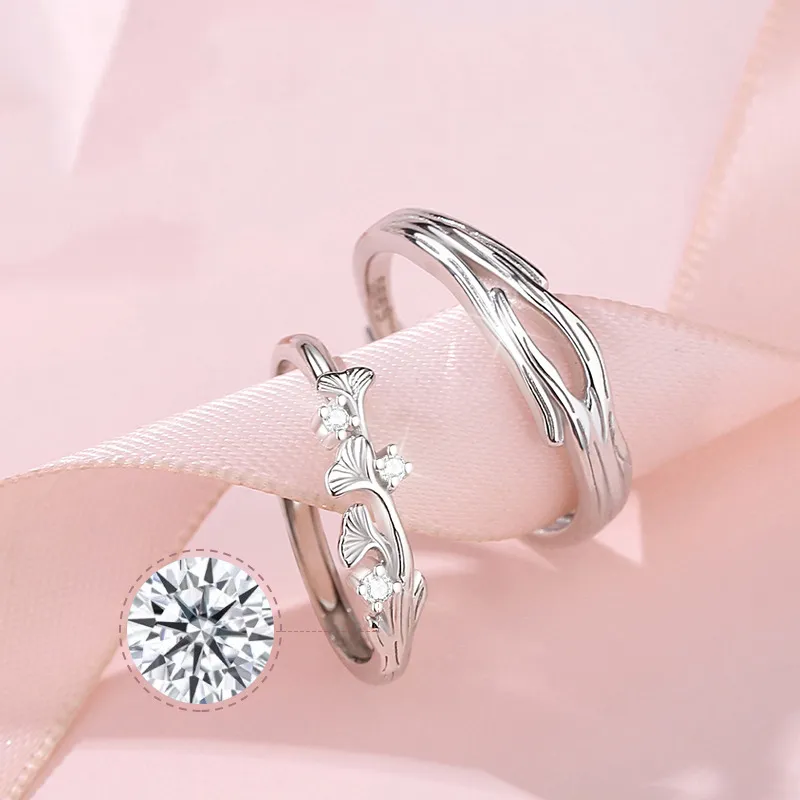 Modern Miracle Sterling Silver Rings Unisex-3