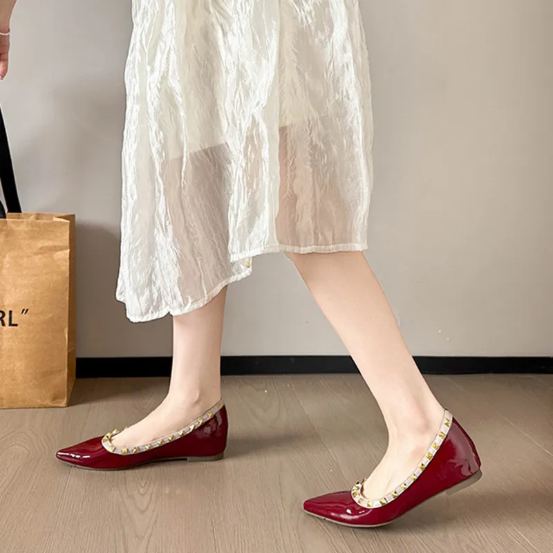 Lanza Casual Single Shoes Women's Nude-13
