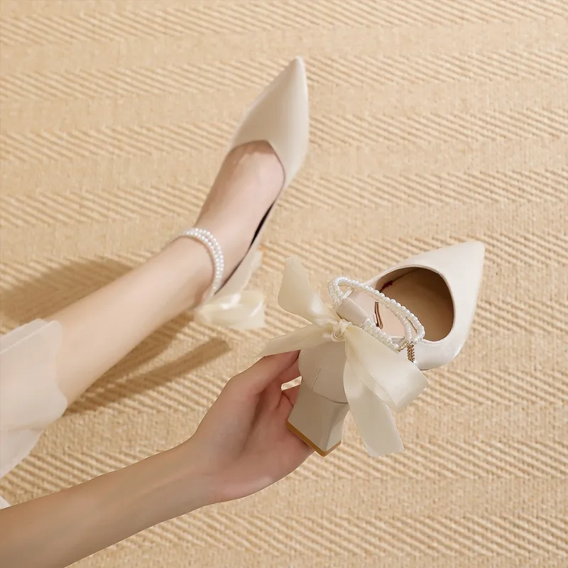 Lanza Chunky Heel High Heels Women's-7