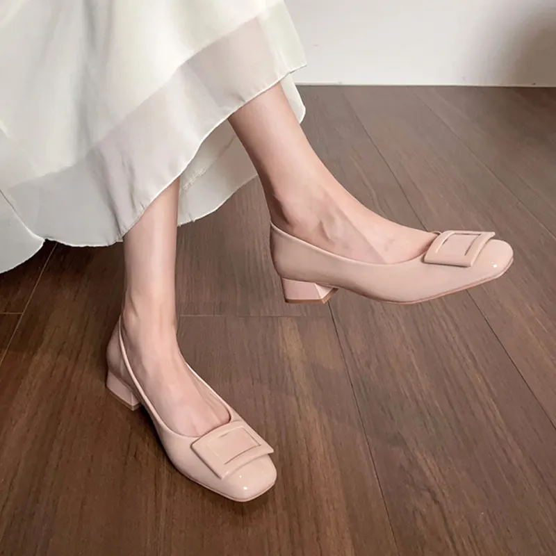 Lanza Block Heel High Heels Women's-3
