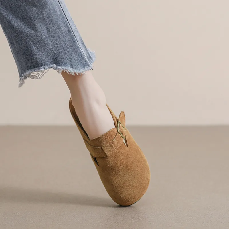 Lanza Rubber Sole Abrasion Resistant Slip Resistant Closed Toe Slippers Unisex-2