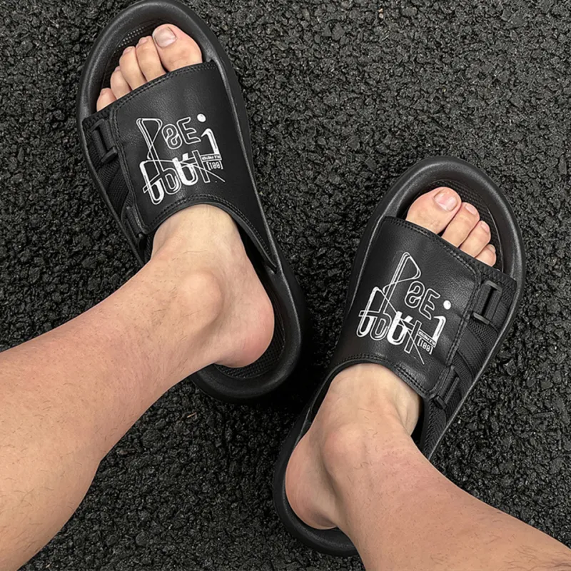 Lanza Slide Slippers Men Apricot/Black-9