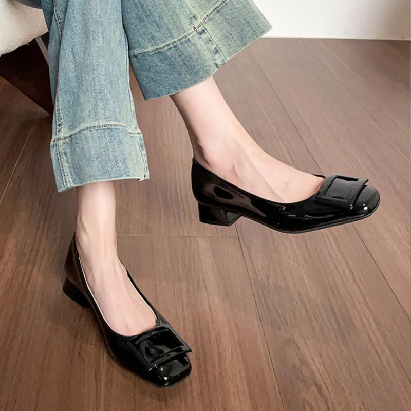 Lanza Block Heel High Heels Women's-7