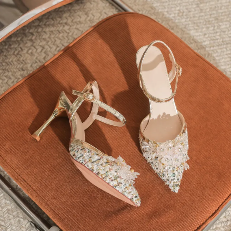 Lanza Slim Heel High Heels Women's-3