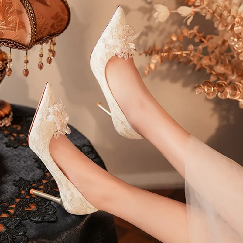 Lanza Slim Heel High Heels Women's-8