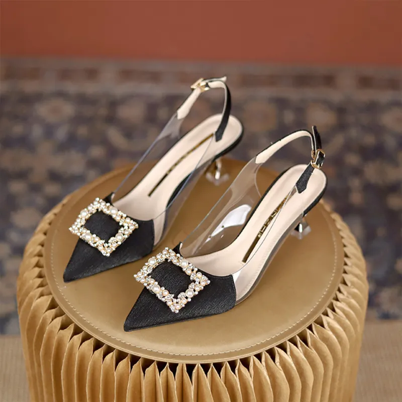 Lanza Slim Heel High Heels 5.5cm Women's-1