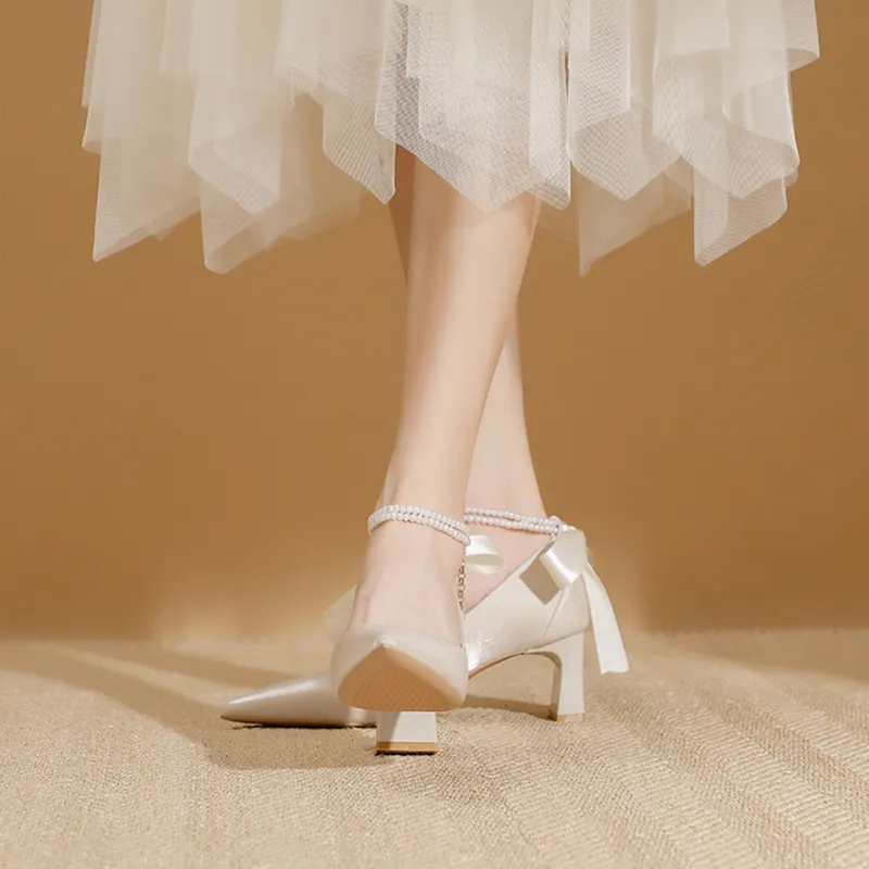 Lanza Chunky Heel High Heels Women's-9