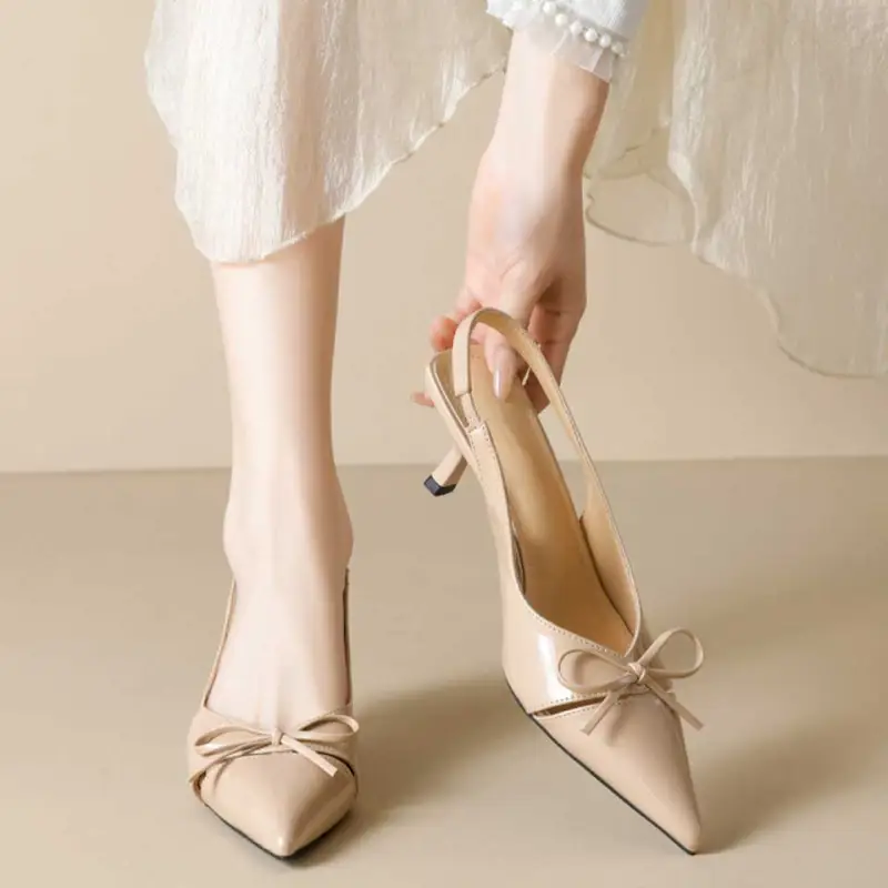 Lanza Slim Heel High Heels 5cm Women's-7
