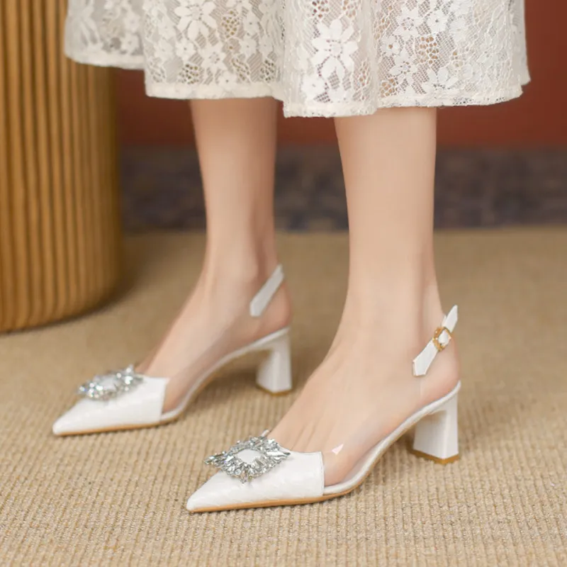 Lanza Chunky Heel High Heels Women's-1