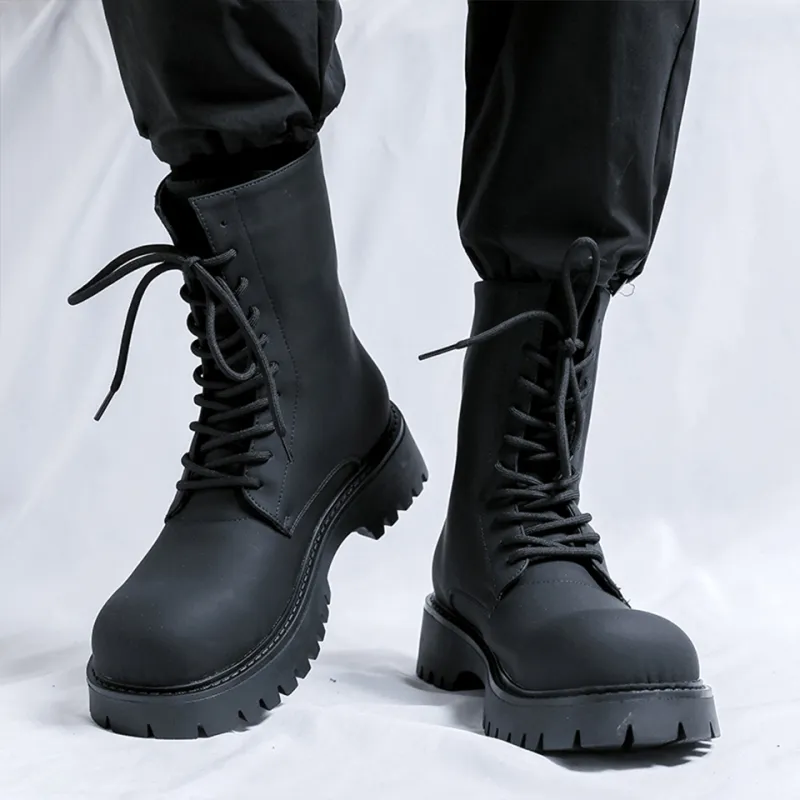 Lanza Ankle Boots Men's Charcoal Black-4