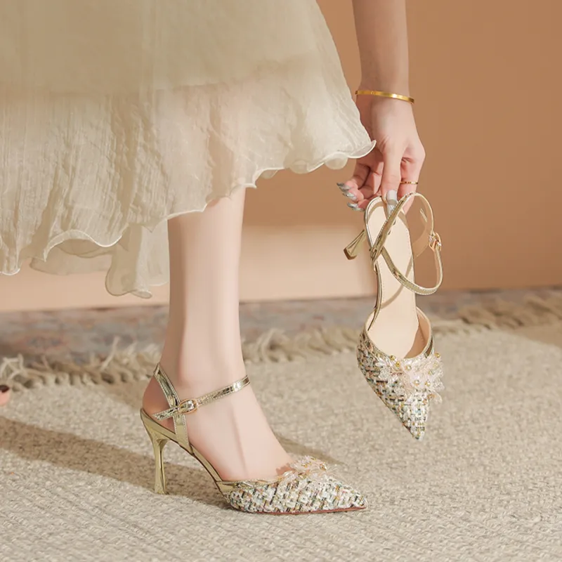 Lanza Slim Heel High Heels Women's-2