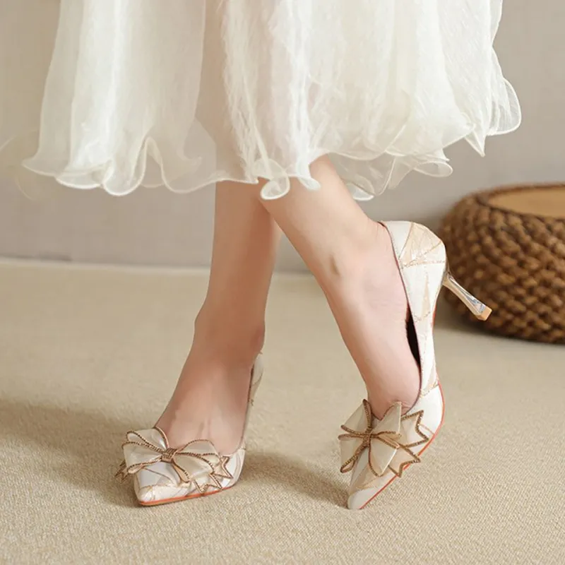 Lanza Chunky Heel High Heels Women's-2