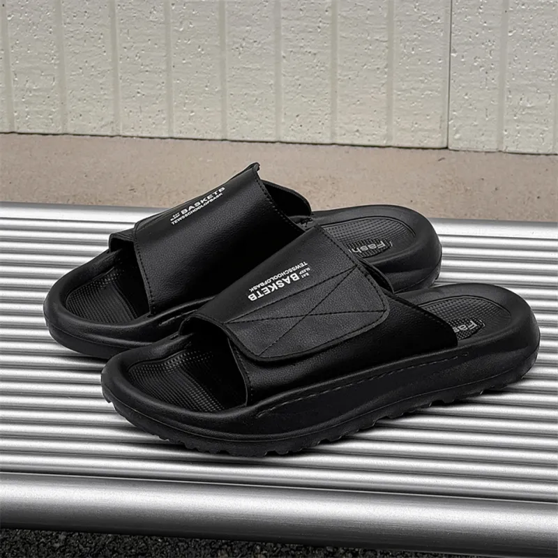 Lanza Slip Resistant Odor Resistant Abrasion Resistant Slide Slippers Men's-3