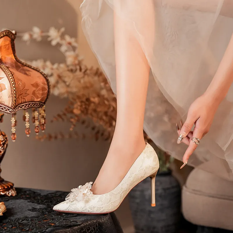 Lanza Slim Heel High Heels Women's-9