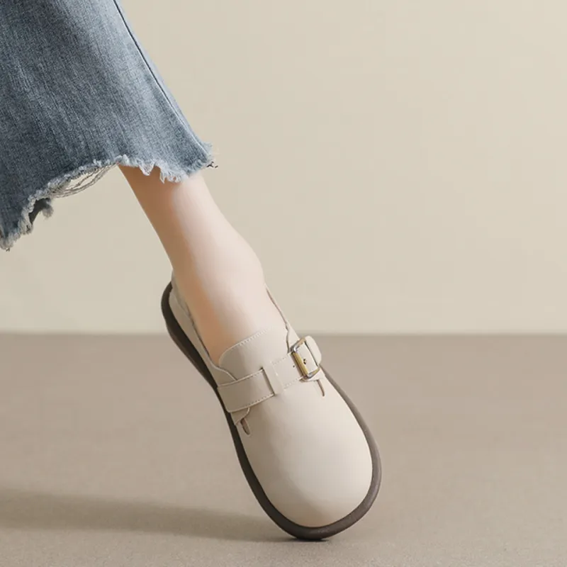 Lanza Loafers Women's Apricot-1