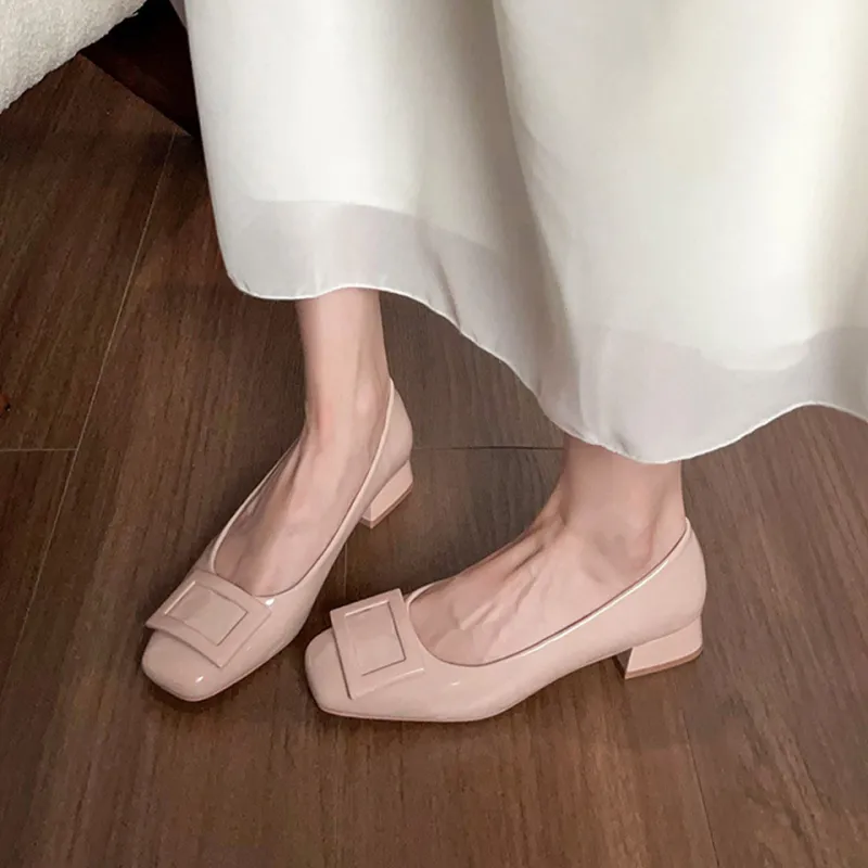 Lanza Block Heel High Heels Women's-4