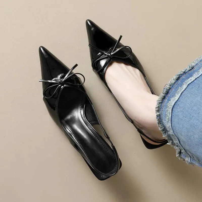 Lanza Slim Heel High Heels 5cm Women's-4
