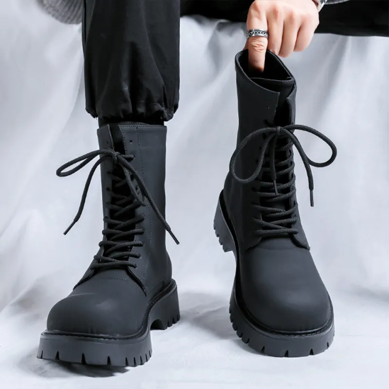 Lanza Ankle Boots Men's Charcoal Black-2