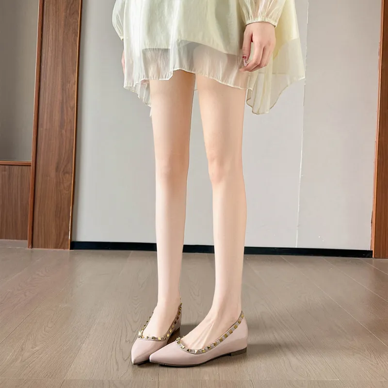 Lanza Casual Single Shoes Women's Nude-4