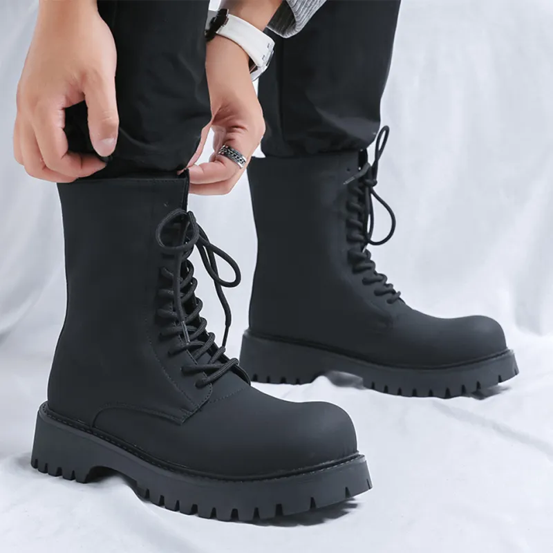 Lanza Ankle Boots Men's Charcoal Black-1