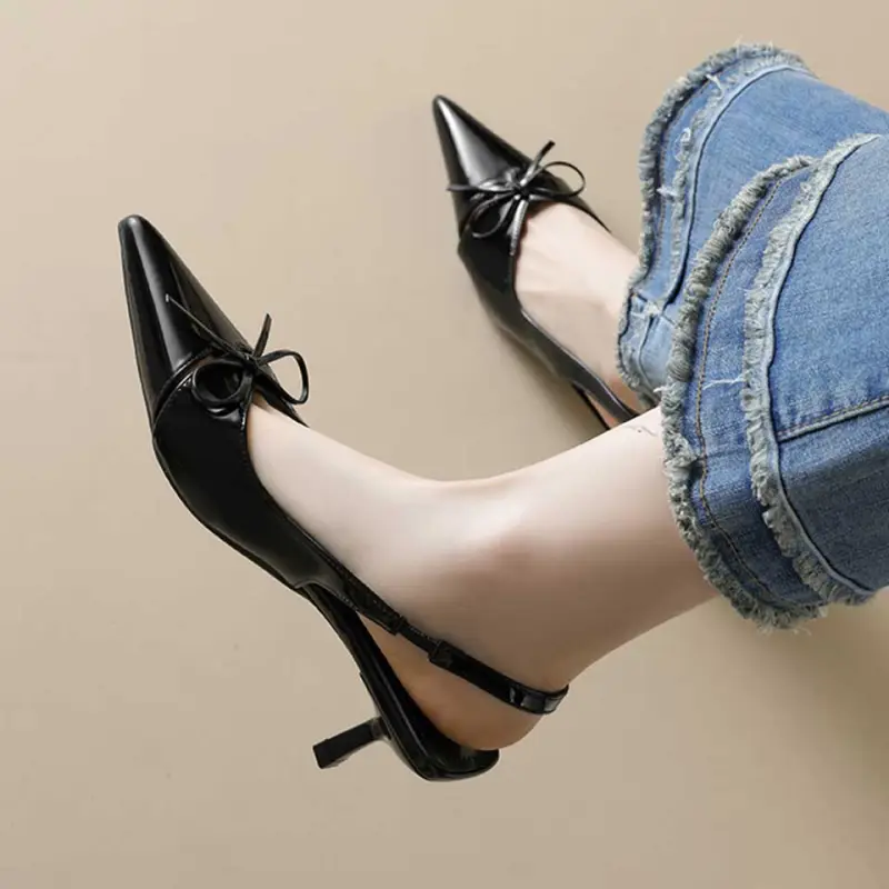 Lanza Slim Heel High Heels 5cm Women's-3