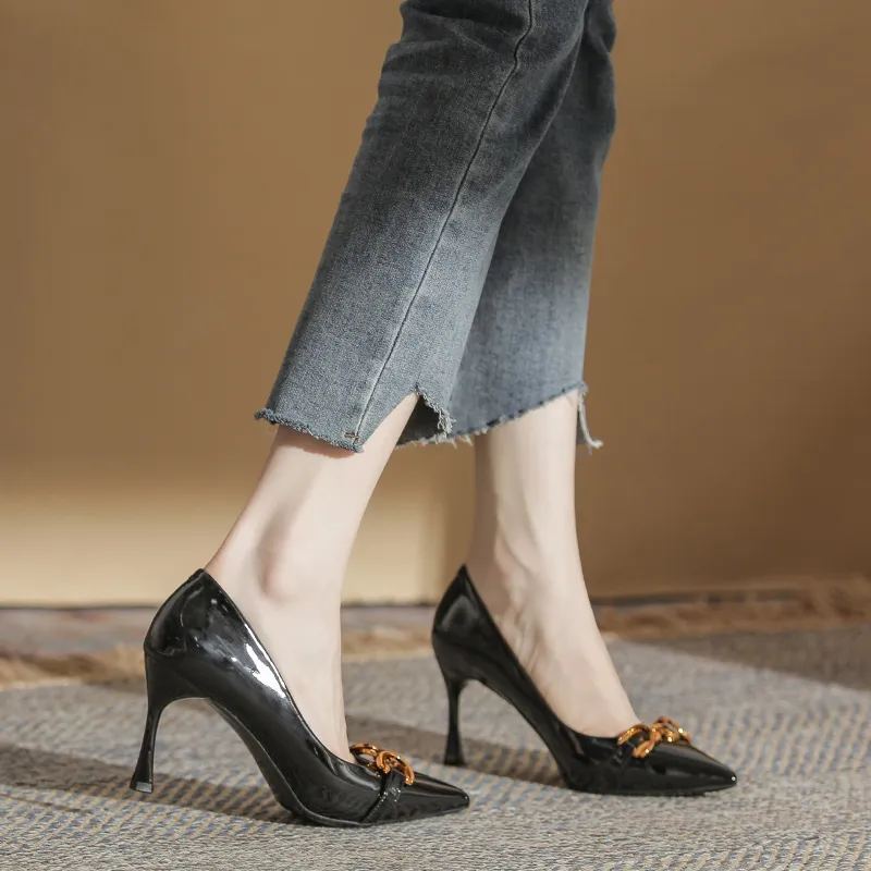 Lanza Slim Heel High Heels Women's-6