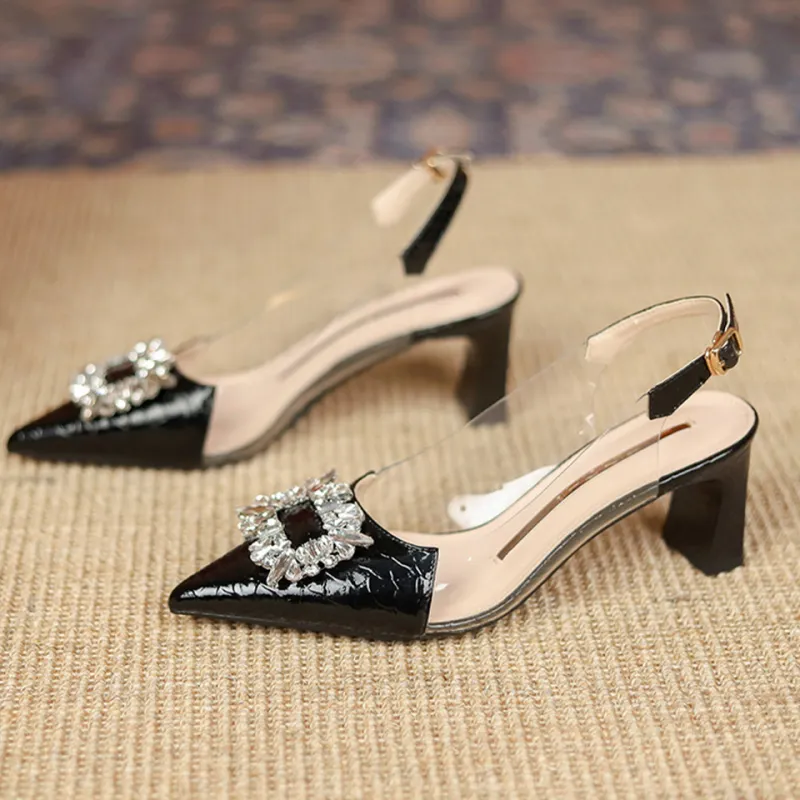 Lanza Chunky Heel High Heels Women's-8