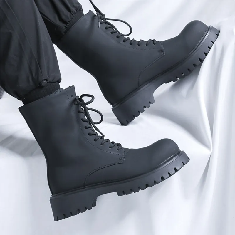 Lanza Ankle Boots Men's Charcoal Black-3