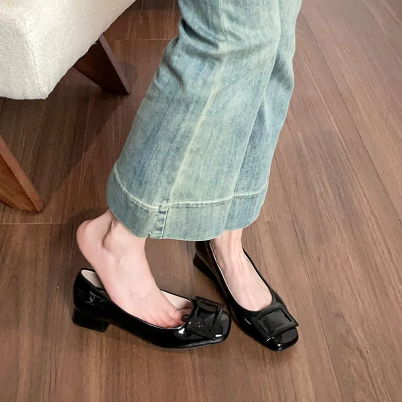 Lanza Block Heel High Heels Women's-8