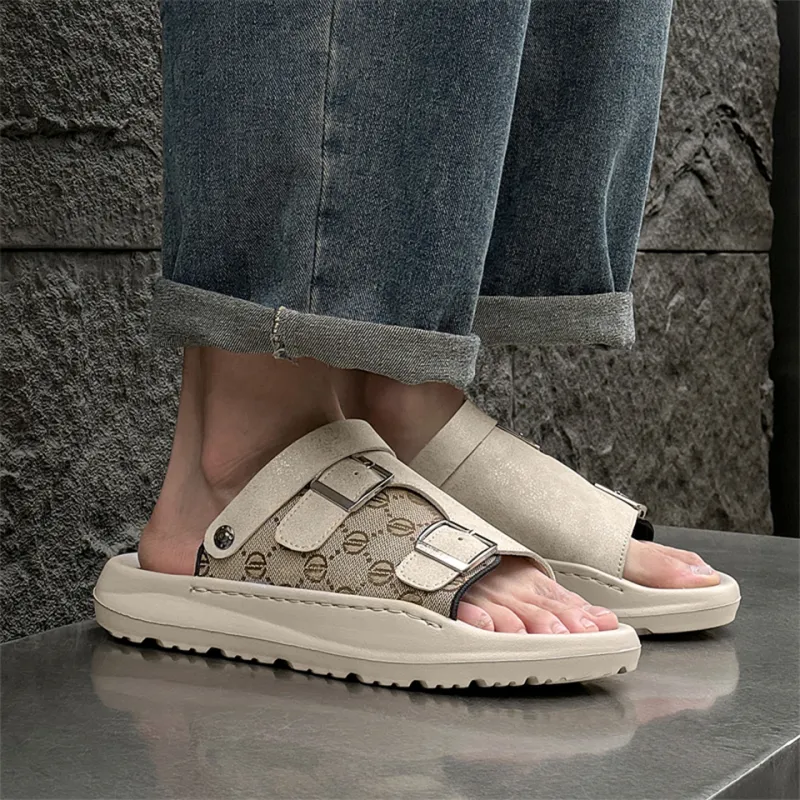 Lanza Beach Sandals Men White-9