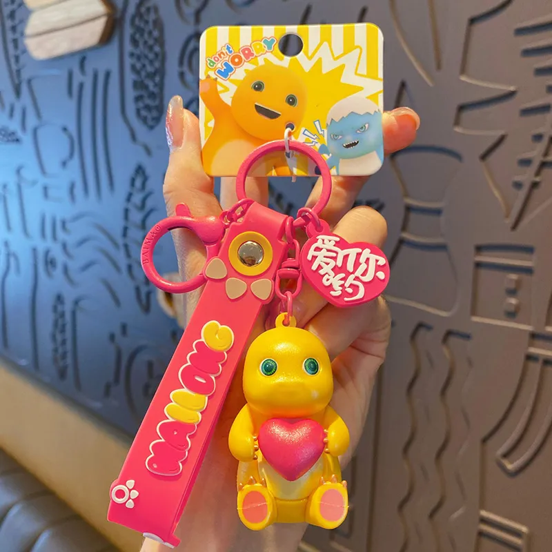 Baimao PVC+ Hardware Keychains Unisex-1