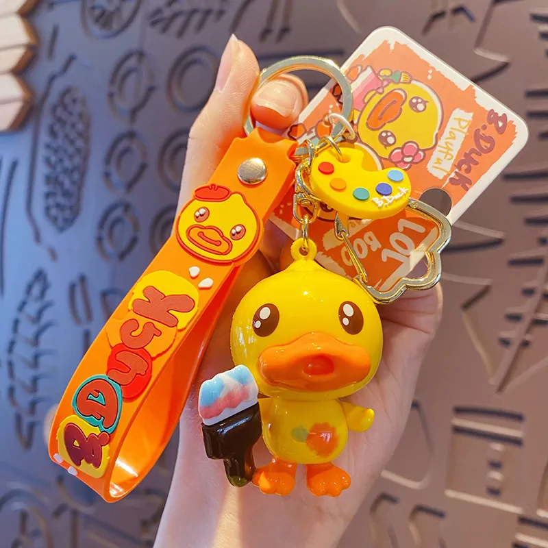 Baimao PVC Hardware Keychains Unisex-1