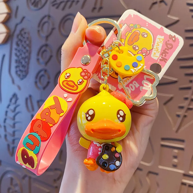Baimao PVC Hardware Keychains Unisex-7