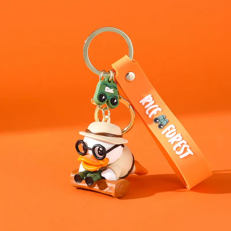 Baimao PVC Metal Keychains Unisex-7
