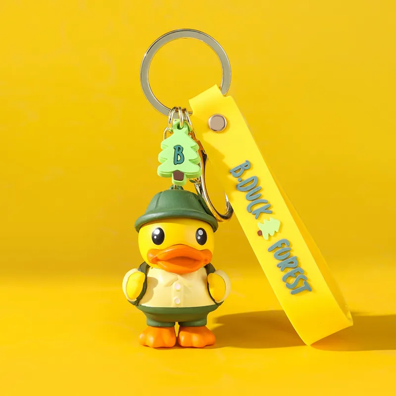 Baimao PVC Metal Keychains Unisex-11