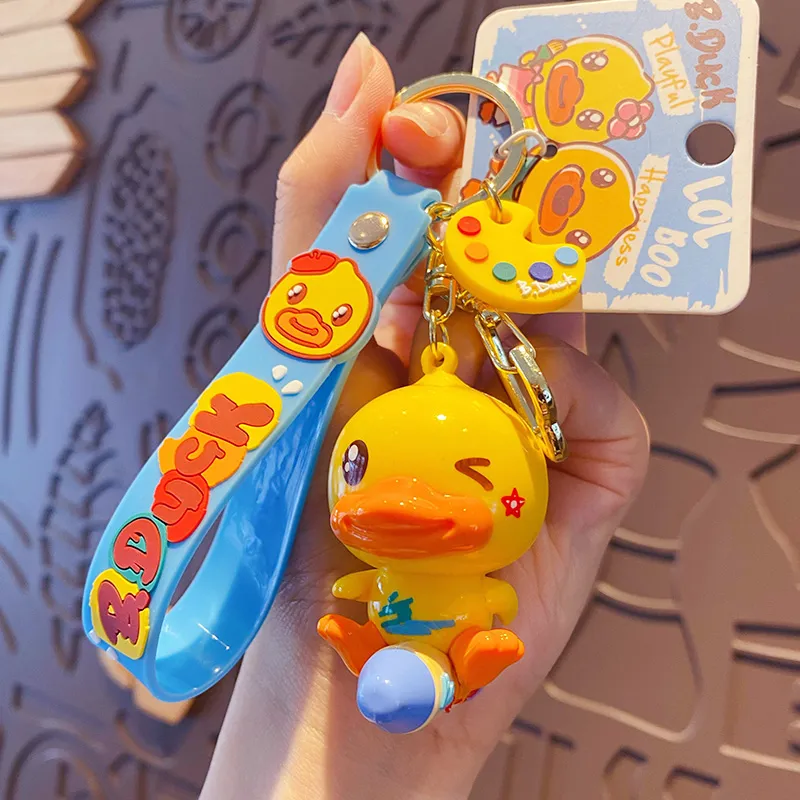Baimao PVC Hardware Keychains Unisex-3