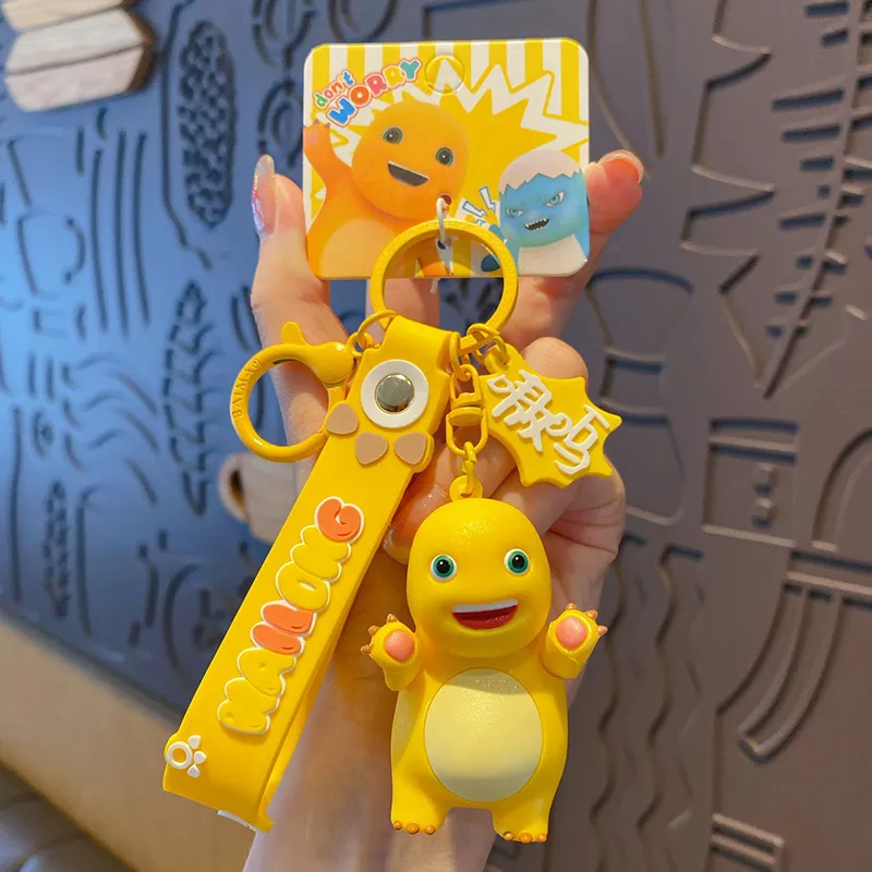 Baimao PVC+ Hardware Keychains Unisex-3