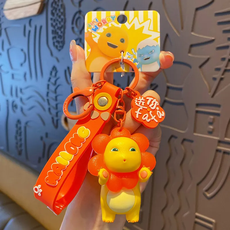 Baimao PVC+ Hardware Keychains Unisex-9