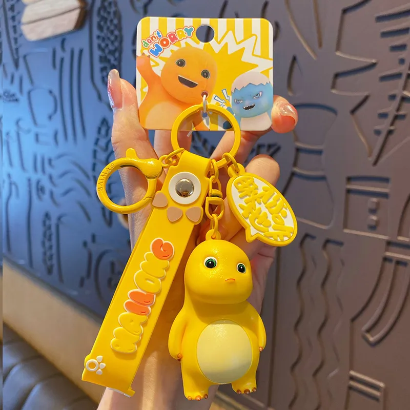 Baimao PVC+ Hardware Keychains Unisex-7
