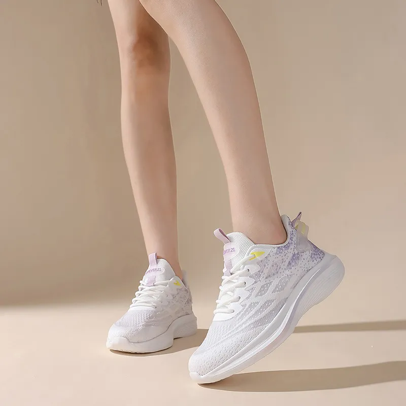 FOREVER 21 Shock Absorbers Slip Resistant Breathable Low Top Running Shoes Women's-6